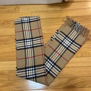 Plaid scarf